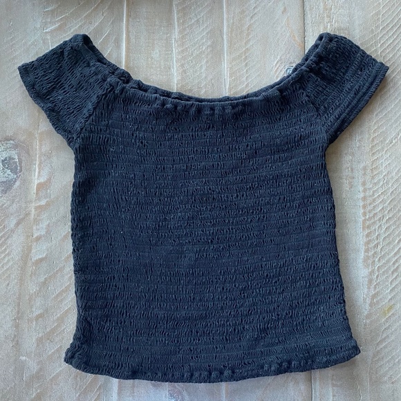 Brandy Melville Tops - Brandy Melville Black Off The Shoulder Top